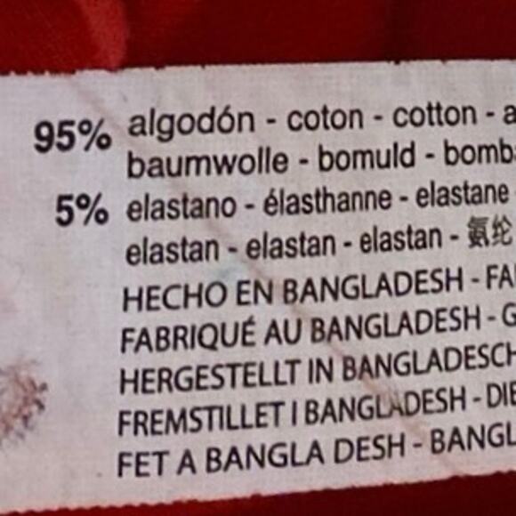 Zara Women's Red Knit Short Sleeve Crew Neck Casual Crop Tee T-Shirt Top Size S - Picture 4 of 4